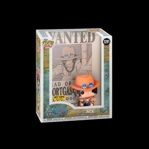 Funko One Piece Pop! Poster Ace Wanted Poster Vinyl Figure Exclusive #1291